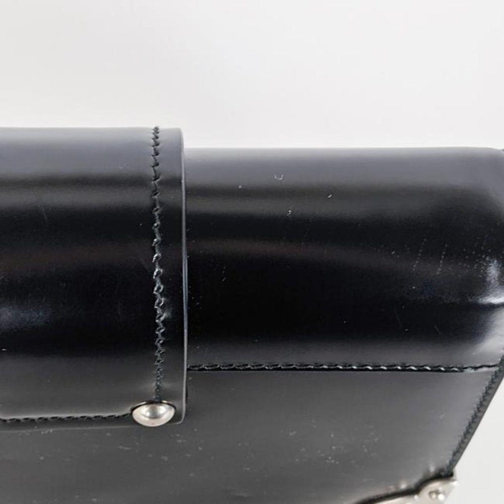 SOLD Prada Cahier Black Leather Cross Body Bag - Picture 4 of 8